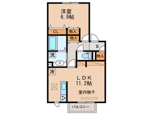 エクセル東合川Ⅲの物件間取画像